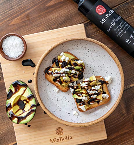 MiaBella Barrel Aged Balsamic Vinegar Product of Modena, Italy (Traditional - 8.5 fl oz)