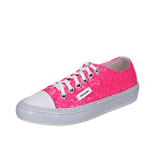 RUCOLINE Scarpe Sneakers Donna Paillettes Rosa 5 USA