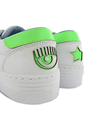 Chiara Ferragni Sneakers, Size 42, Green Fluo