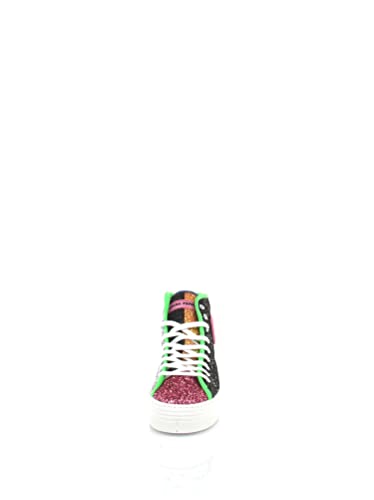 Chiara Ferragni High Sneakers, Eyelike, Black, Size 37