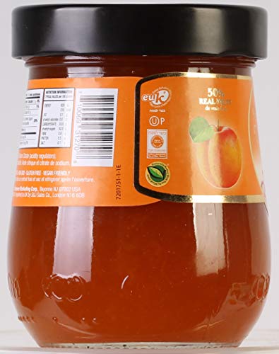 Tuscanini Premium Italian Apricot Preserves, 11.64 oz Jar, Spreadable Fruit Jam, No High Fructose Corn Syrup, No Preservatives, Non GMO, Gluten Free