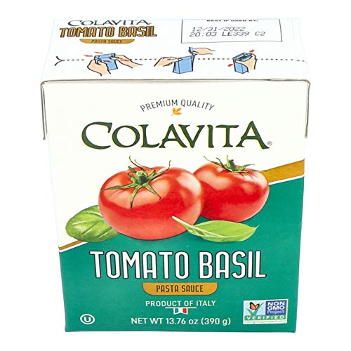Colavita Recart Sauces - Tomato Basil Pasta Sauce, 13.76oz Recart