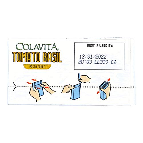 Colavita Recart Sauces - Tomato Basil Pasta Sauce, 13.76oz Recart