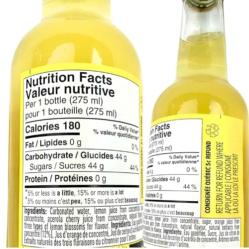 Italian Lurisia Limonata Lemon Soda 4-Pack 9.3oz Bottles