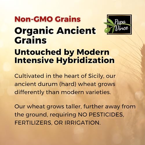 Papa Vince whole wheat pasta - Ancient grains from Sicily