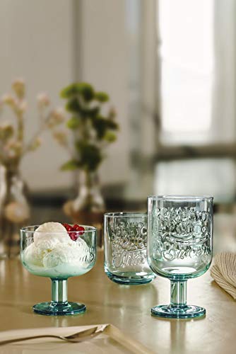 Bormioli Rocco Dessert Cup Set, Clear, 9.5 oz