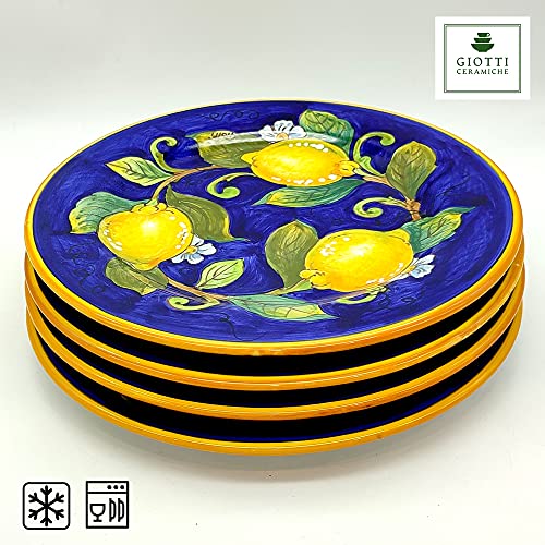 Hand Painted Italian Ceramic Dinnerware Set - Service for 4
