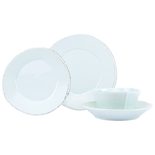 Vietri Lastra Aqua Dinnerware Set - 4-Pc Place Setting