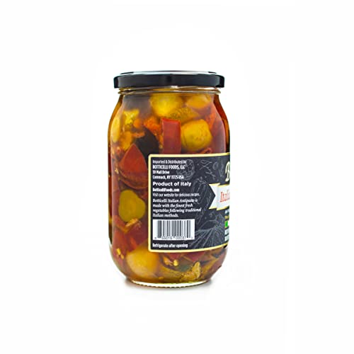 Botticelli Hot Antipasto, 18oz (Pack of 2) - Spicy Italian