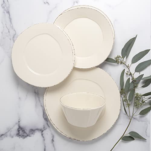 Vietri Lastra Linen 4-Pc Place Setting, Italian Dinnerware