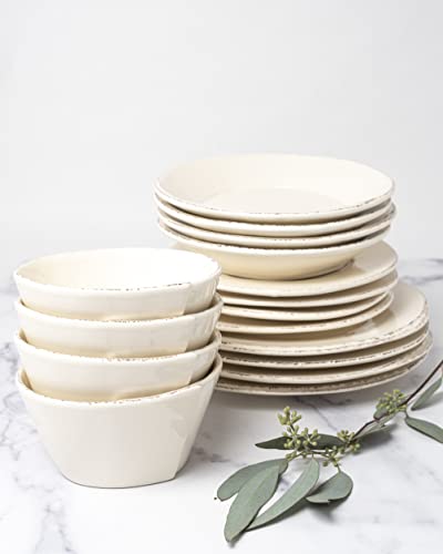 Vietri Lastra Linen 4-Pc Place Setting, Italian Dinnerware