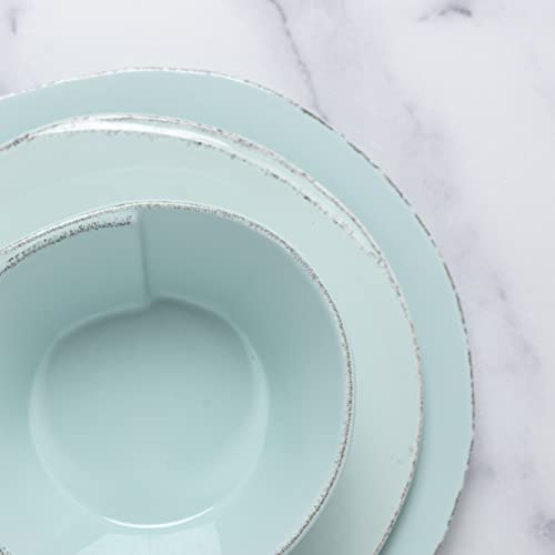 Vietri Lastra Aqua Dinnerware Set - 4-Pc Place Setting