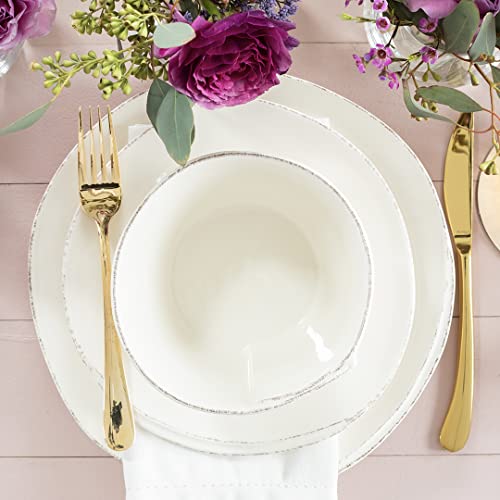 Vietri Lastra Linen 4-Pc Place Setting, Italian Dinnerware