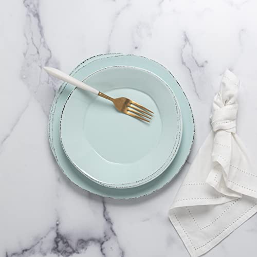 Vietri Lastra Aqua Dinnerware Set - 4-Pc Place Setting