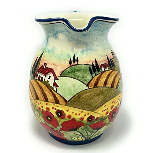 CERAFINO - Hand Painted Italian Ceramic Pitcher