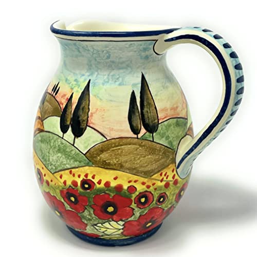 CERAFINO - Hand Painted Italian Ceramic Pitcher