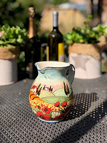 CERAFINO - Hand Painted Italian Ceramic Pitcher