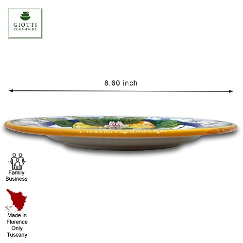 Hand-painted Italian ceramic dinnerware set - Tuscany pottery