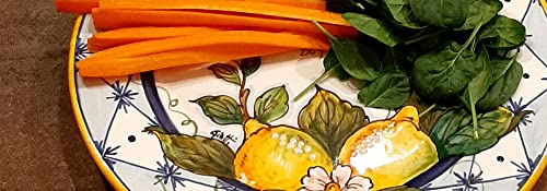 Hand-painted Italian ceramic dinnerware set - Tuscany pottery