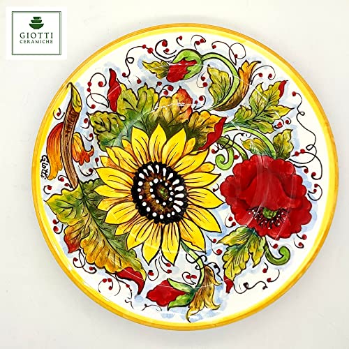 Hand-painted Italian ceramic dinnerware set for 4 personas