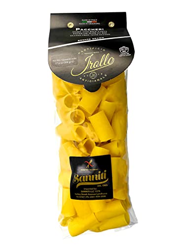 Sanniti Artisanal Gluten Free Pasta di Gragnano Imported From Italy, 17.6 oz (Paccheri)