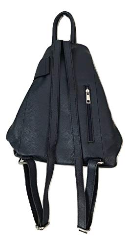 LaGaksta Stella Convertible Leather Backpack Purse - Blue