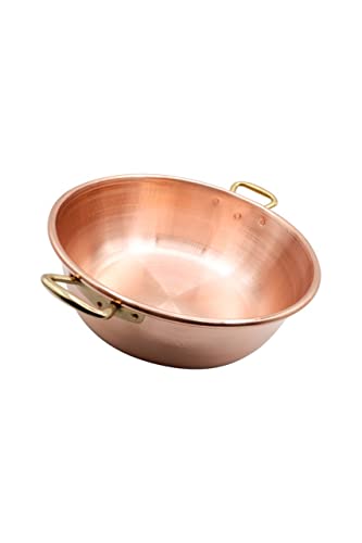 Handmade Italian Copper Jam Pan - 7.1 Quart