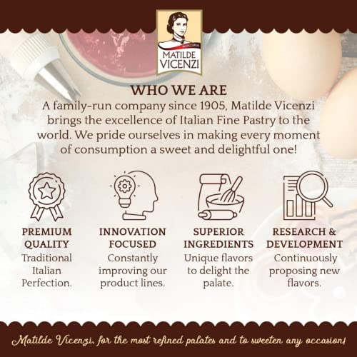 Grisbi Lemon Cream by Matilde Vicenzi | Lemon Filled Vanilla Patisserie Pastry Cookie| Kosher, Dairy | Made in Italy | 5.29oz (150g) Box, 4-Pack