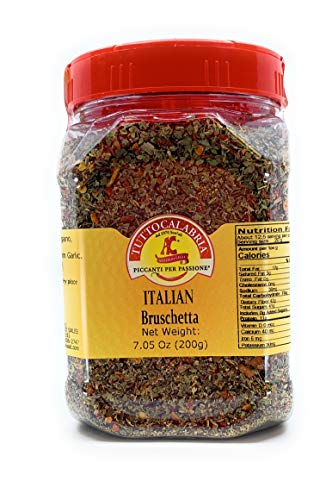 Calabrian Bruschetta Seasoning Mix, Authentic Italian Spices, 200g