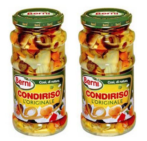Berni Condiriso L'originale (Marinated Vegetables) for Risotto or Any Rice Dish 2 Pack by Berni