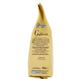 Mulino Bianco: "Galletti" shortbread with sugar granules - 12.3 Oz (350g) Pack of 4[ Italian Import ]