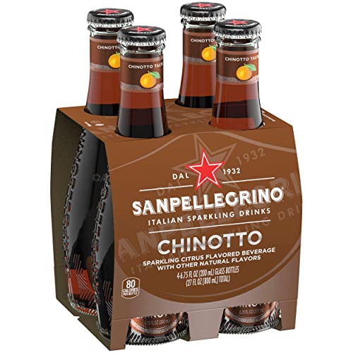 Sanpellegrino Chinotto Sparkling Citrus Drink, 4-Pack 6.75oz