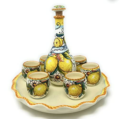 Hand Painted Italian Ceramic Pottery Set - Tuscan