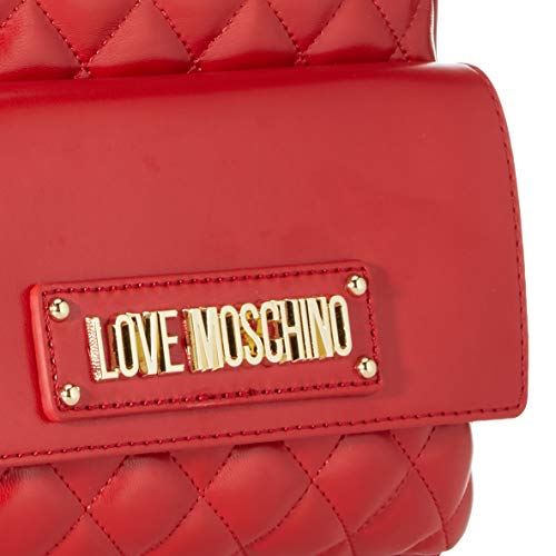 Red Love Moschino Unisex Backpack Bag - 31x12x30cm