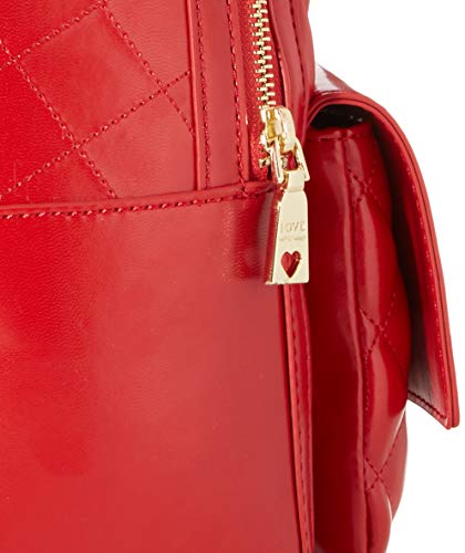 Red Love Moschino Unisex Backpack Bag - 31x12x30cm