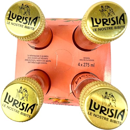 Lurisia Aranciata Rossa Blood Orange Italian Soda Bundle