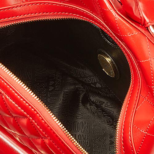 Red Love Moschino Unisex Backpack Bag - 31x12x30cm