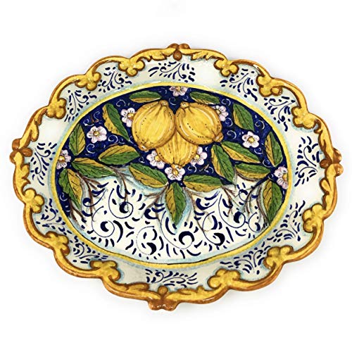 CERAMICHE D'ARTE PARRINI - Italian Hand-Painted Pottery Tray