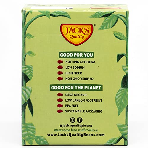 Jack's | Fagioli di alta qualità 380g | Ricchi di proteine e fibre, cuore sano | (Confezione da 8)