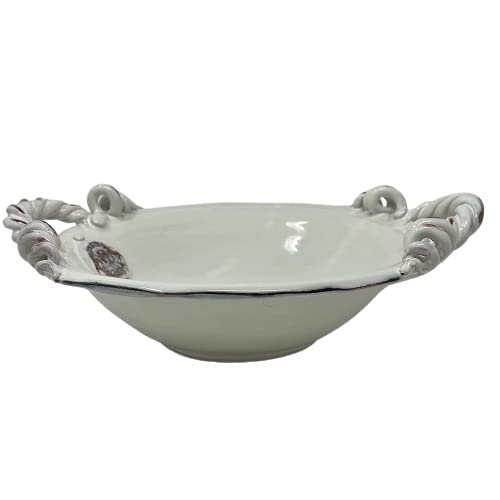 Italian Hand-Painted Ceramic Art Bowl - Made in Italy