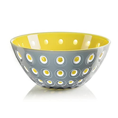 Guzzini Le Murrine 9.8" Bowl - Grey & Yellow