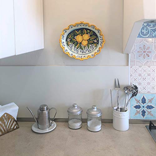 CERAMICHE D'ARTE PARRINI - Italian Hand-Painted Pottery Tray