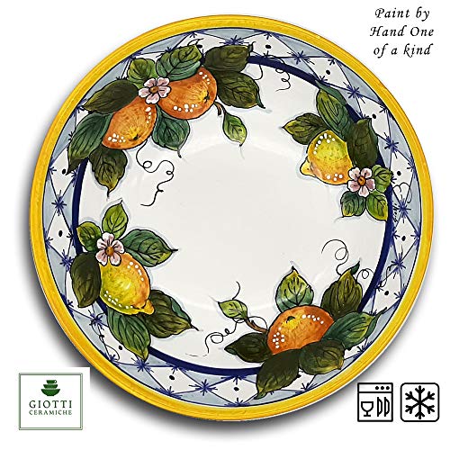 Hand Painted Tuscan Ceramic Kitchen Bowl - Made in Italy