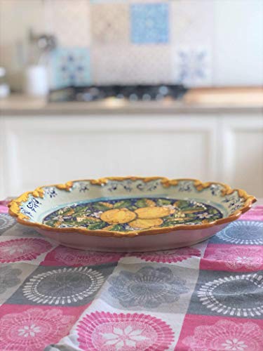 CERAMICHE D'ARTE PARRINI - Italian Hand-Painted Pottery Tray