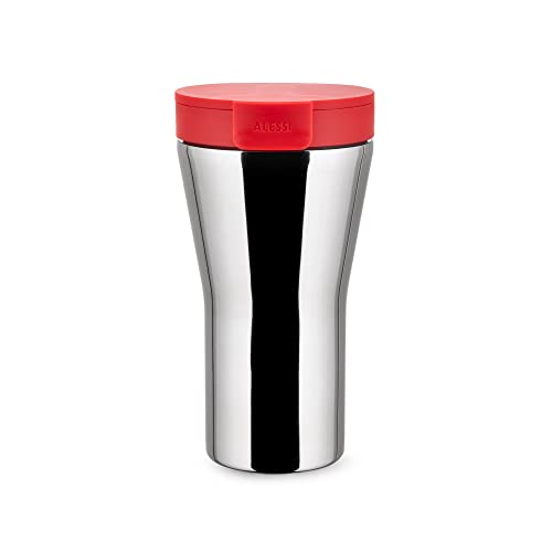 Alessi Caffa Double Wall Travel Mug - Red