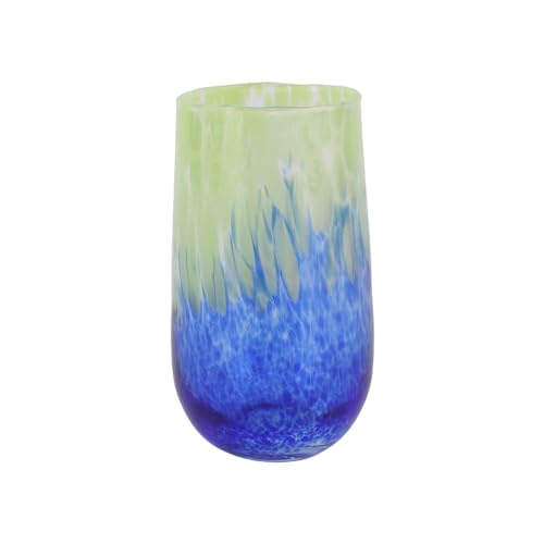 Vietri Nuvola Green & Blue Highball Glass 5.5