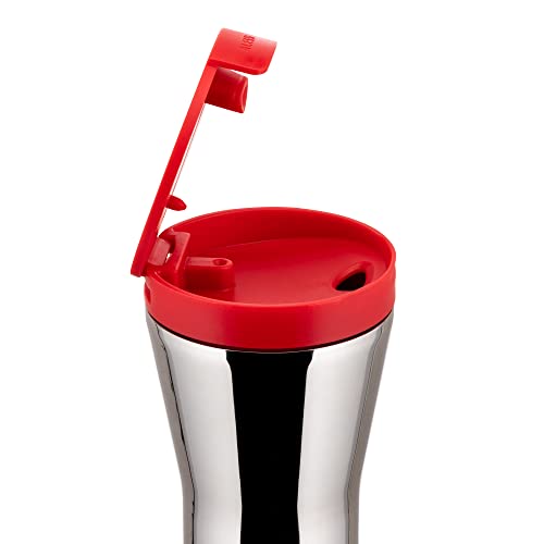 Alessi Caffa Double Wall Travel Mug - Red