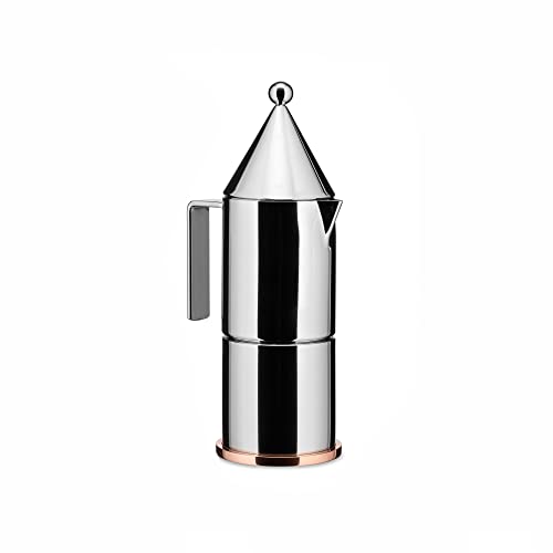 Alessi LA CONICA Espresso Coffee Maker, 3 Cup