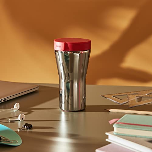 Alessi Caffa Double Wall Travel Mug - Red