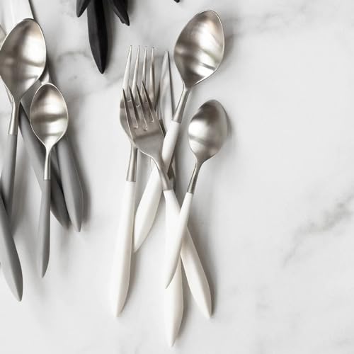 Vietri Ares Argento - White 5-Piece Place Setting